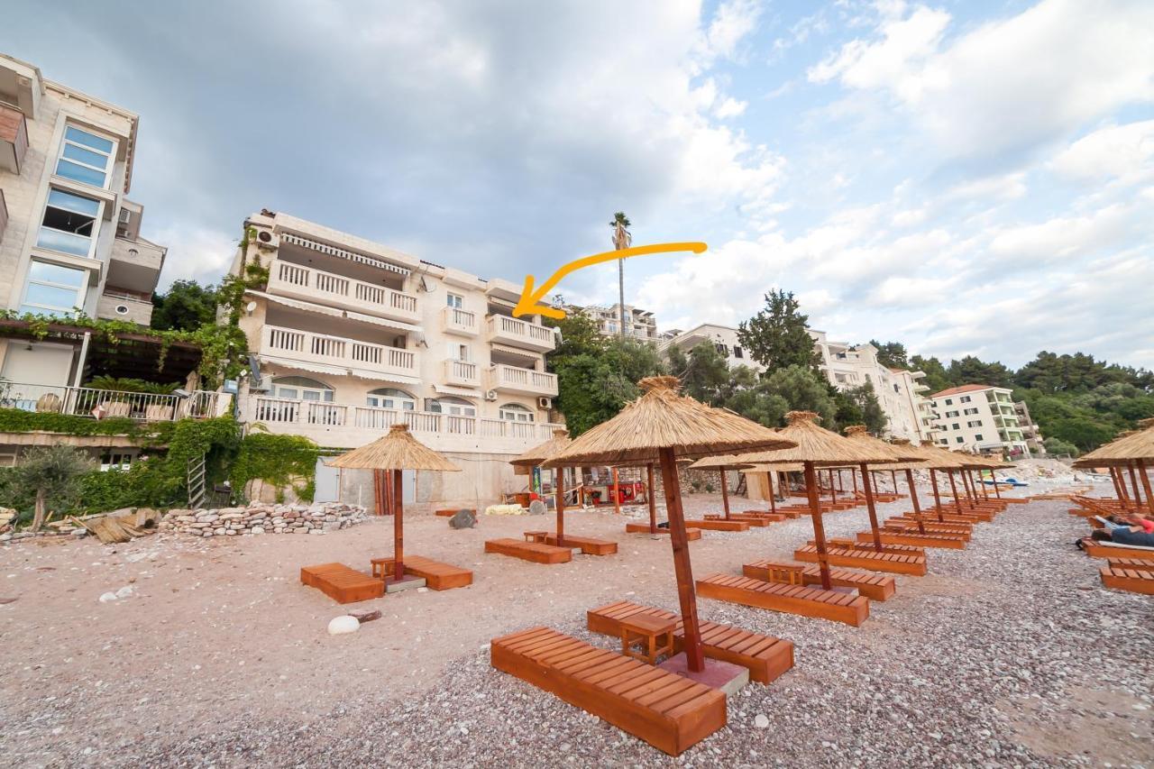 Beachfront First Line View Sveti Stefan Exterior foto