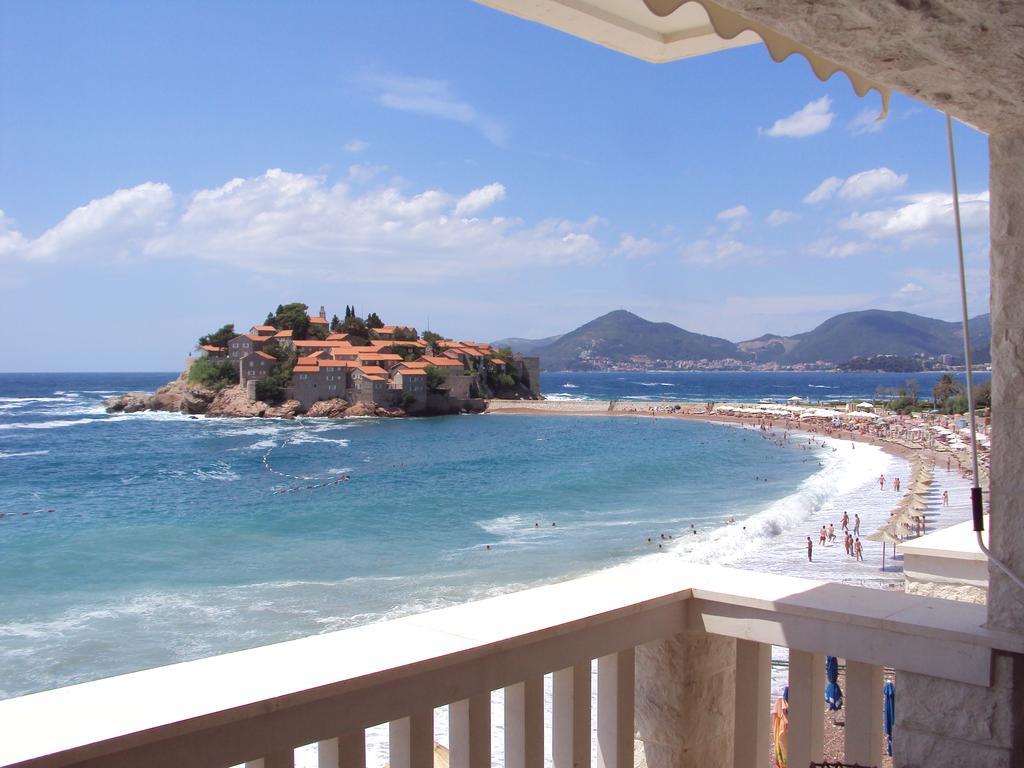 Beachfront First Line View Sveti Stefan Habitación foto